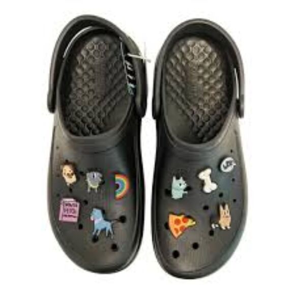 Skechers Shoes - Sketchers / Foamies Clog Black Pup Celebration / Crocs-Style Shoes